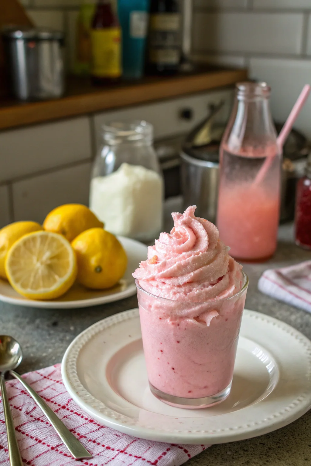 A delicious plate of Cool Down with This Whipped Pink Lemonade Recipe!