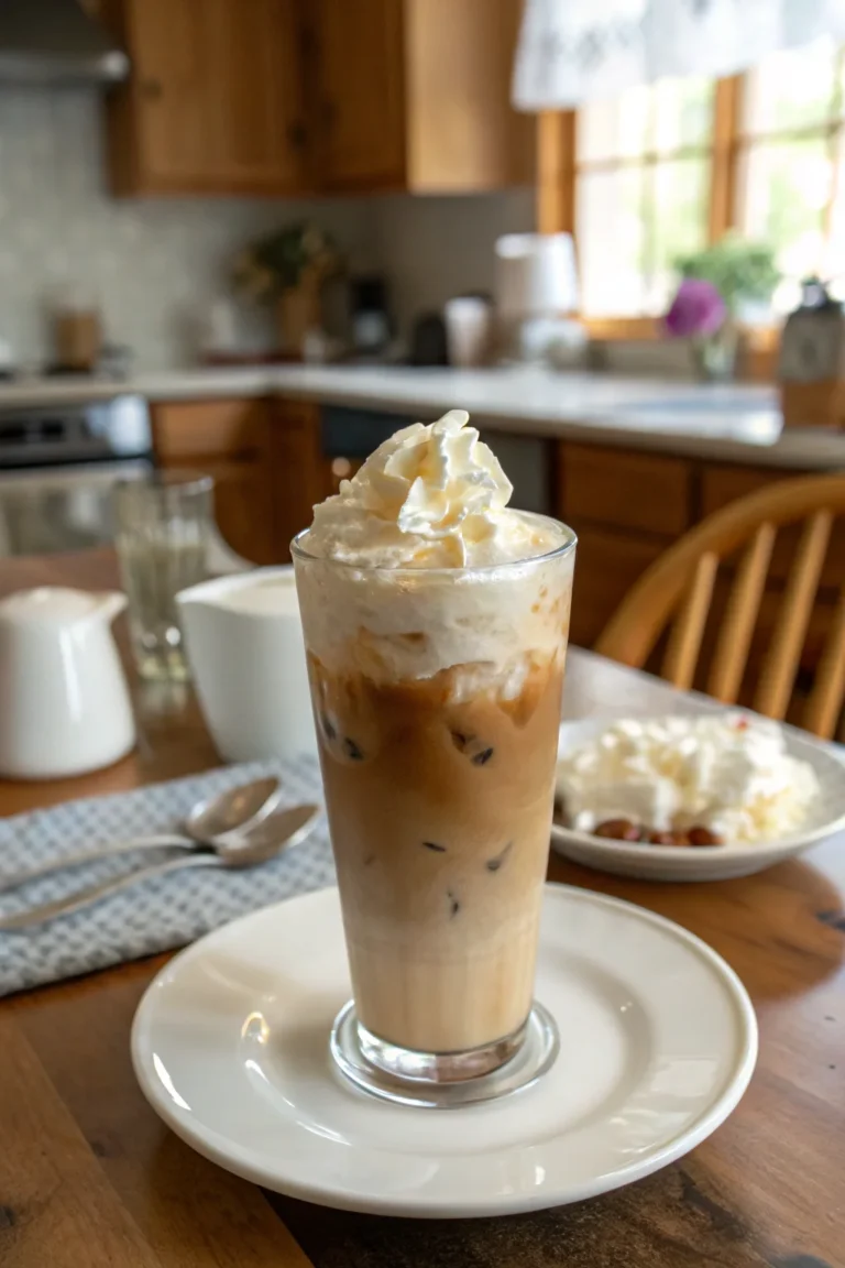 A delicious plate of Iced London Fog