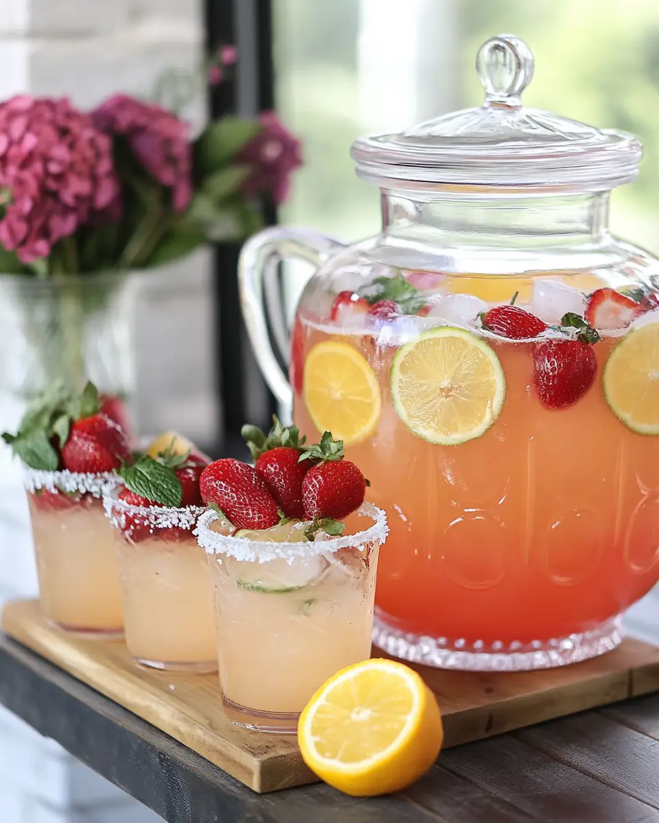 A delicious plate of Margarita Punch