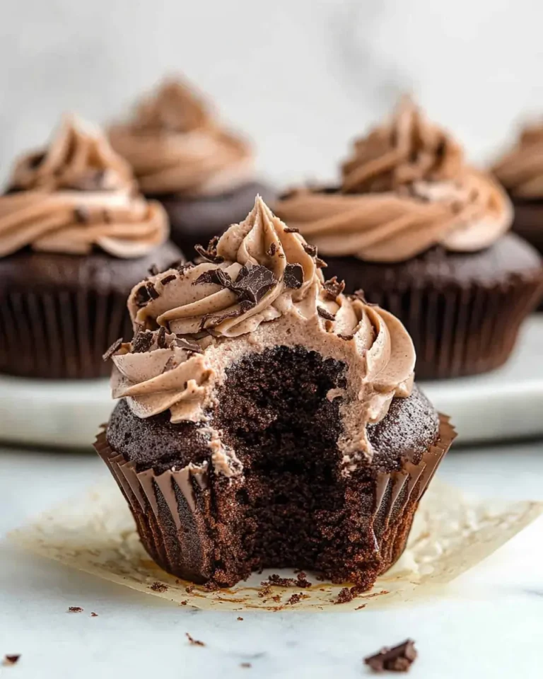 A delicious plate of Nutella Cupcakes