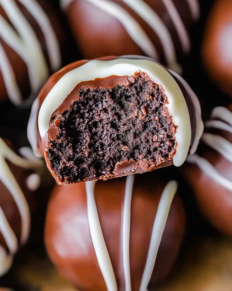 A delicious plate of Oreo Truffles