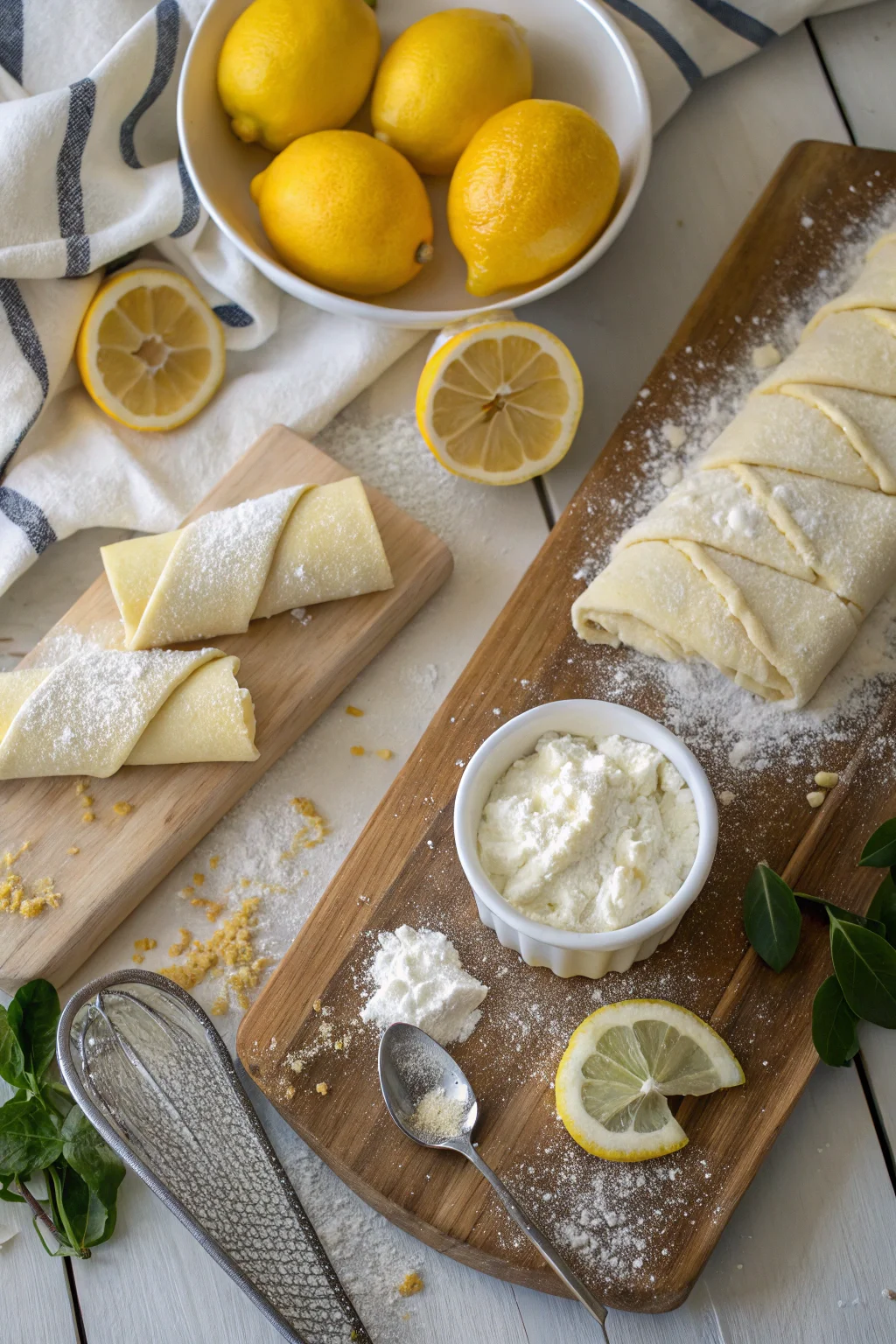 Step by Step Lemon Cheesecake Crescent Rolls
