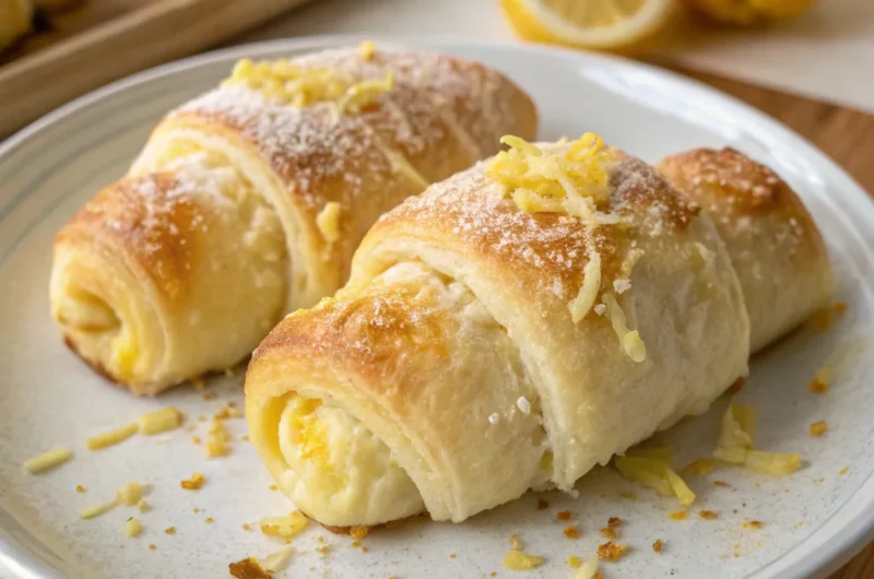 Lemon Cheesecake Crescent Rolls