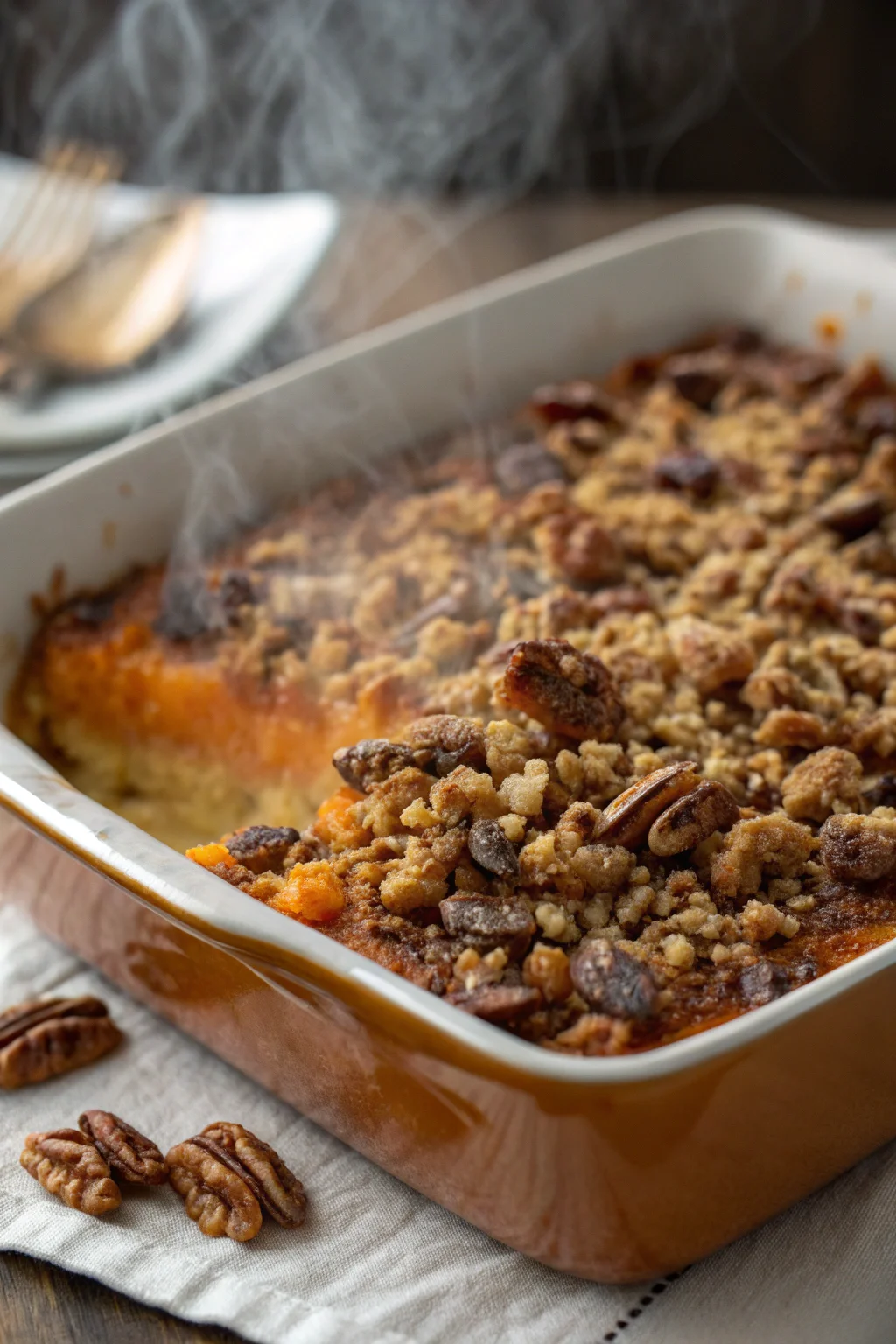 Step by Step Sweet Potato Casserole Dessert