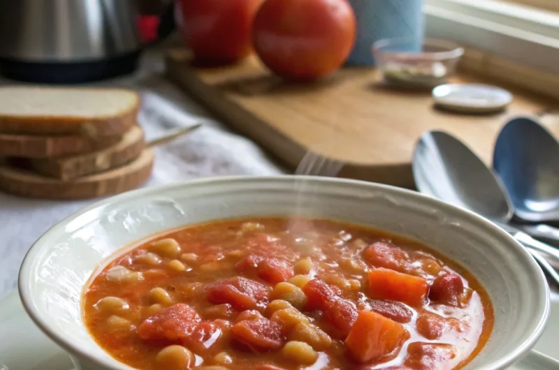 Creamy Tomato Bean Soup