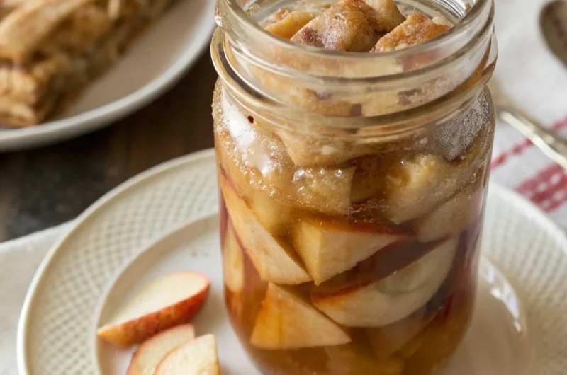 Apple Pie in a Jar Drink