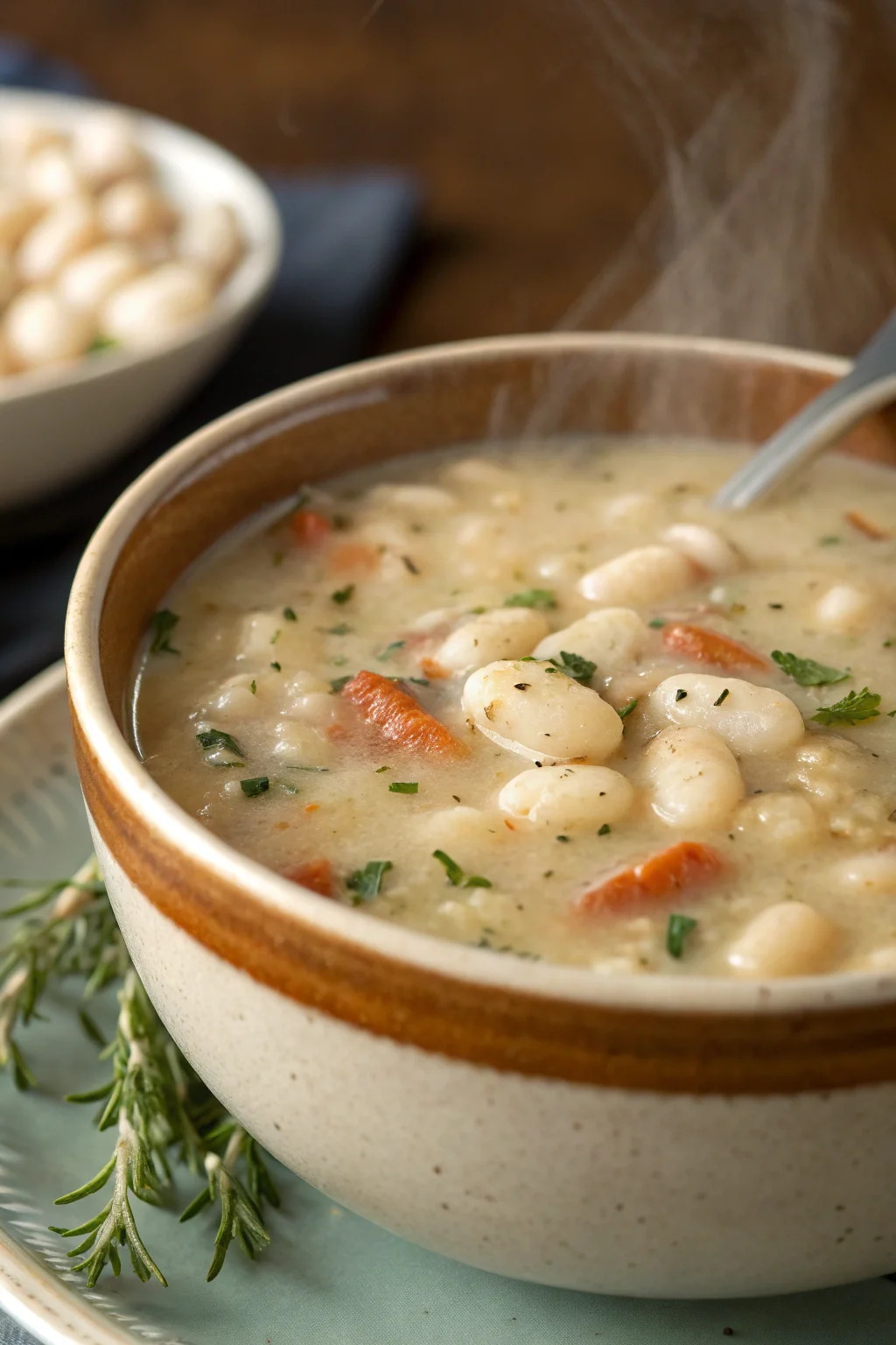 Step by Step Creamy Italian White Bean Soup