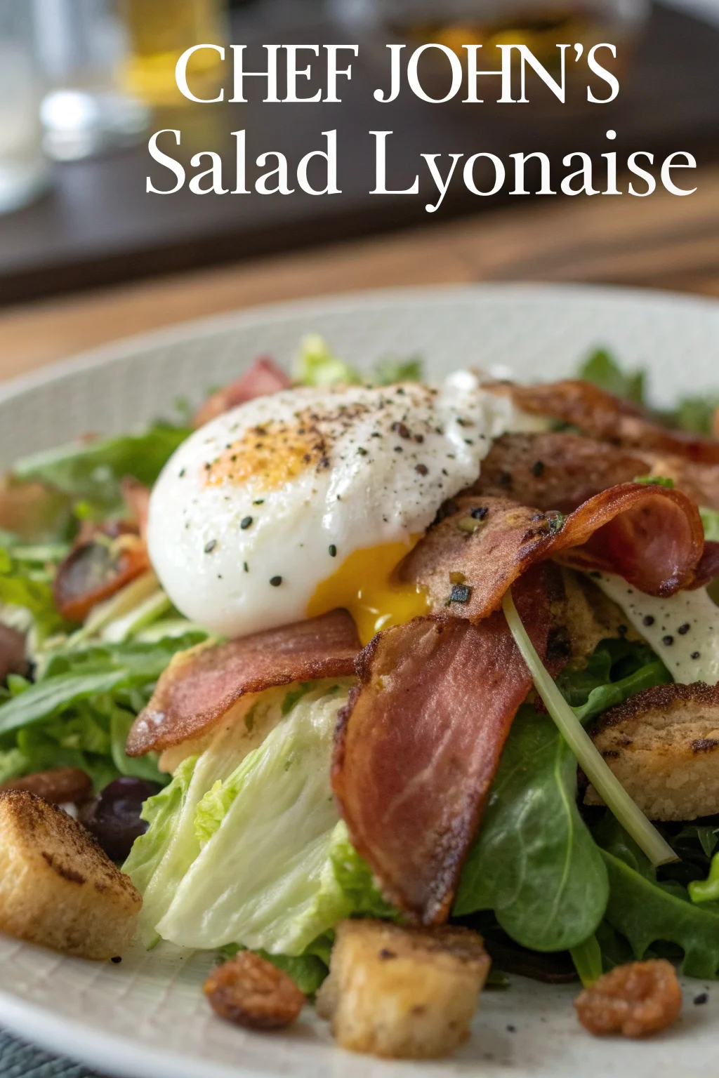 Step by Step Chef John's Salad Lyonnaise