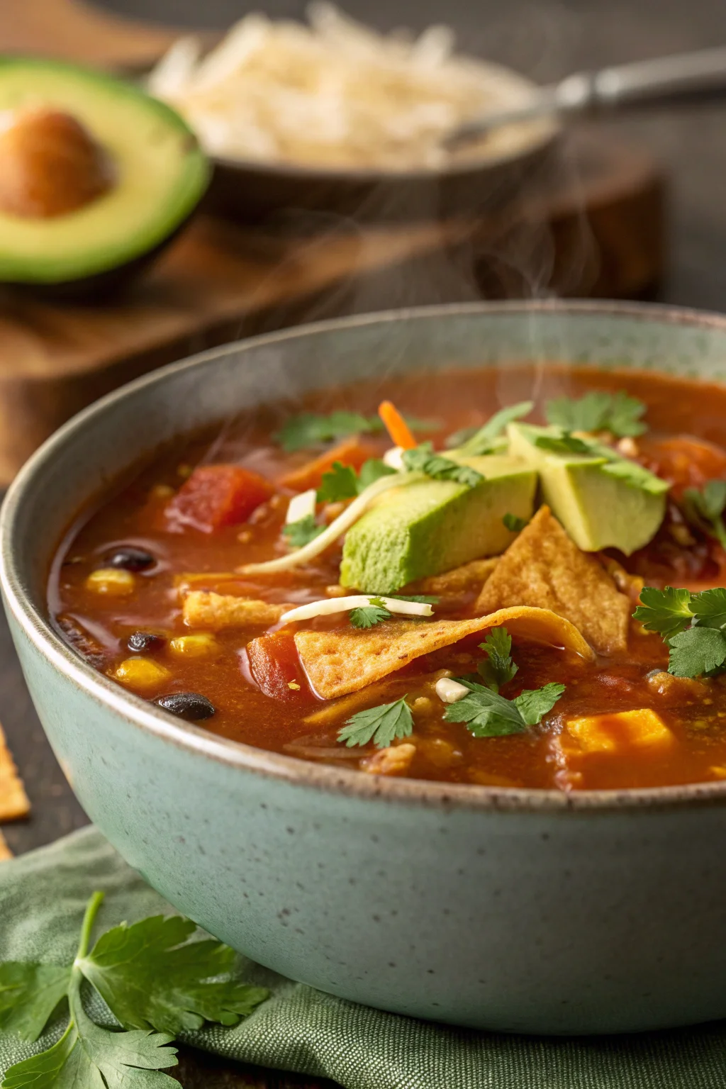 Step by Step 5-Ingredient Tortilla Soup