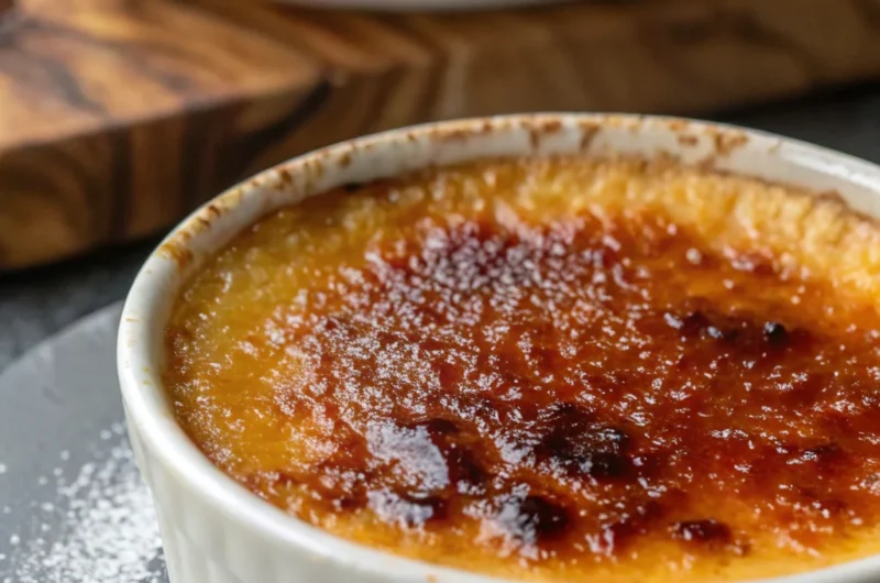 Simple Crème Brûlée Dessert