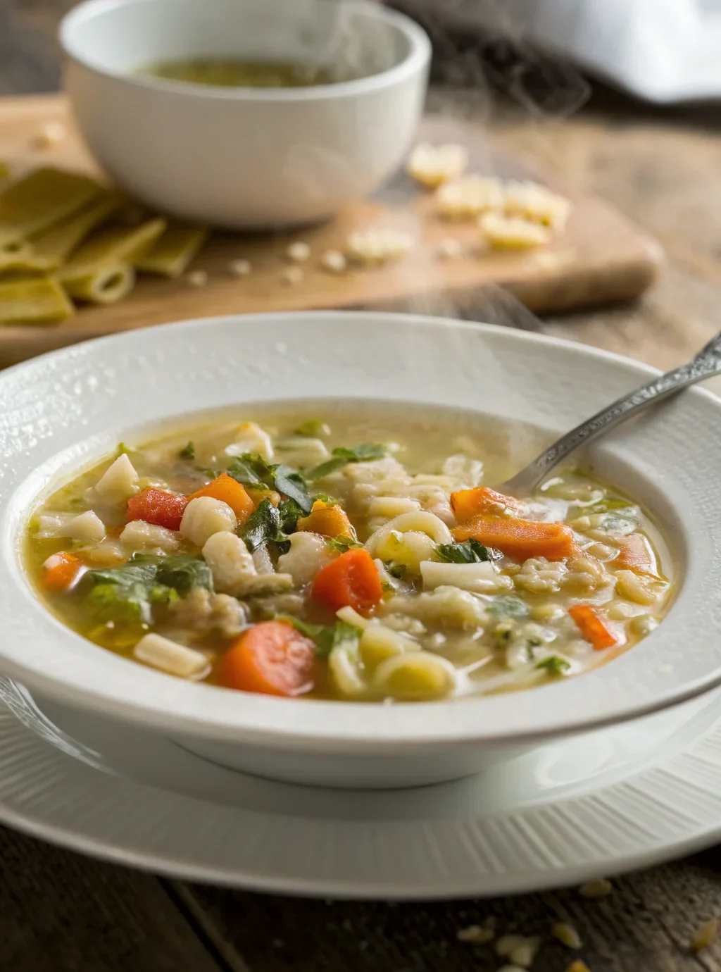 A delicious plate of Italian Penicillin Soup
