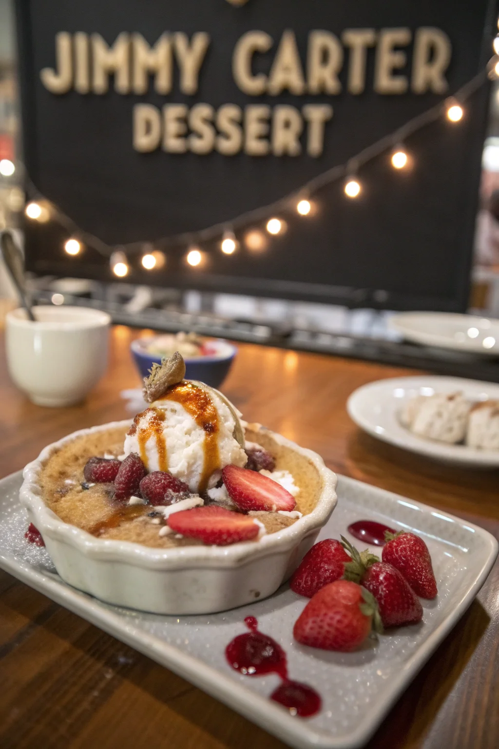 A delicious plate of Jimmy Carter Dessert