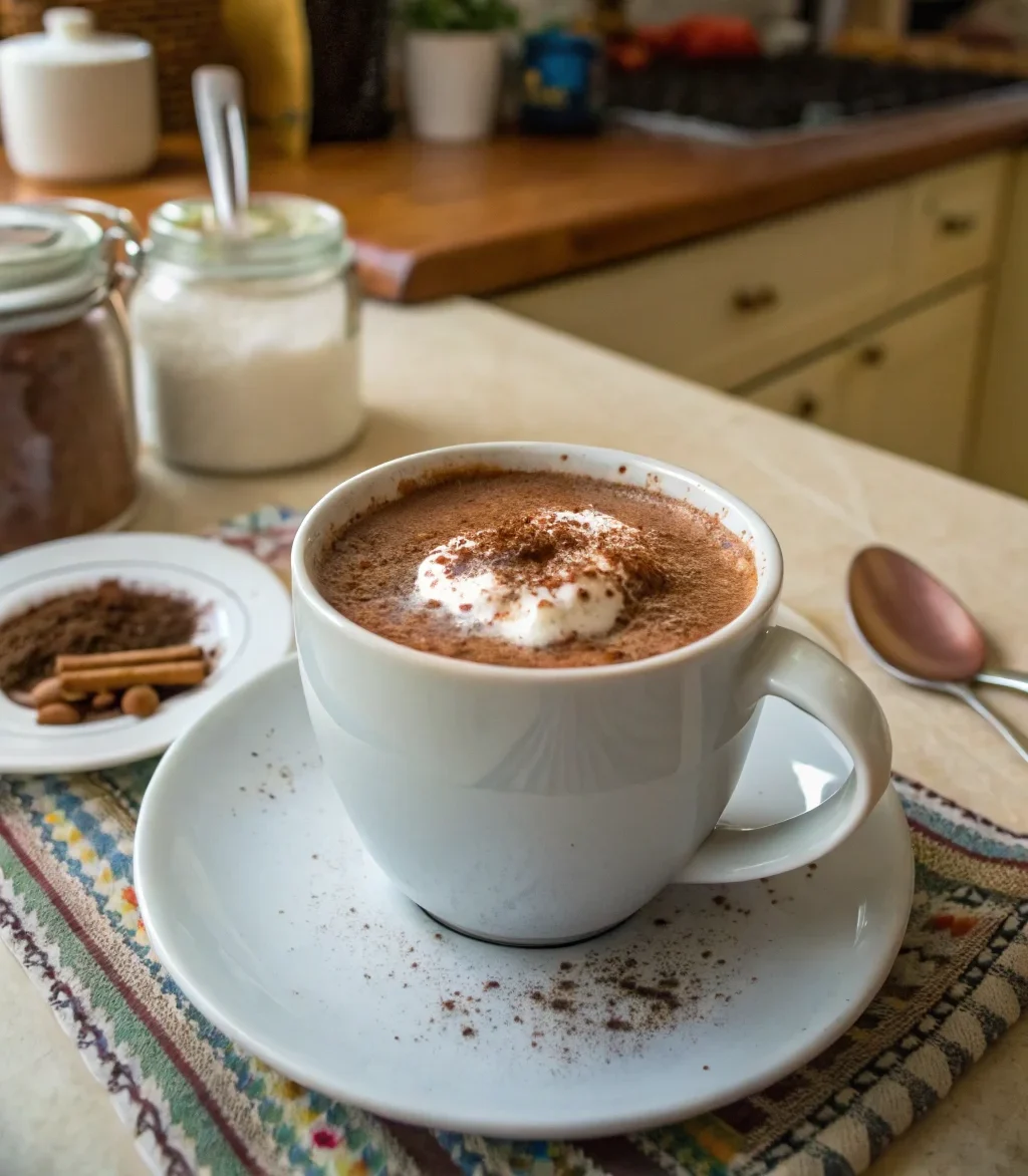 A delicious plate of Spanish-Style Hot Chocolate
