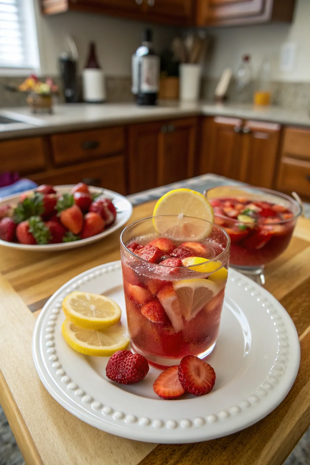 Strawberry Lemonade Sangria