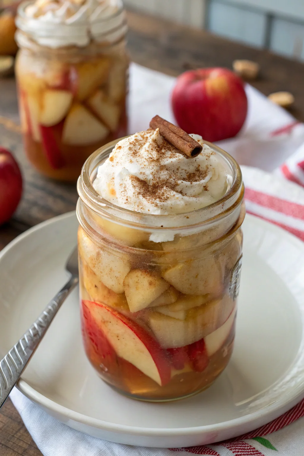 Apple Pie in a Jar Drink
