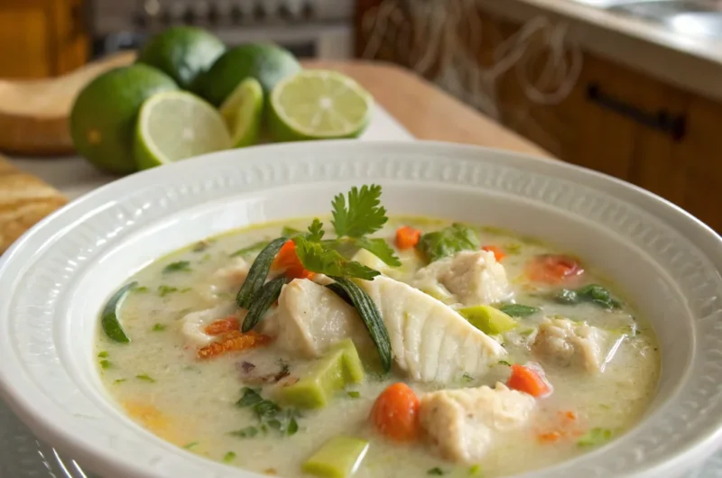 Coconut Lime Fish Soup