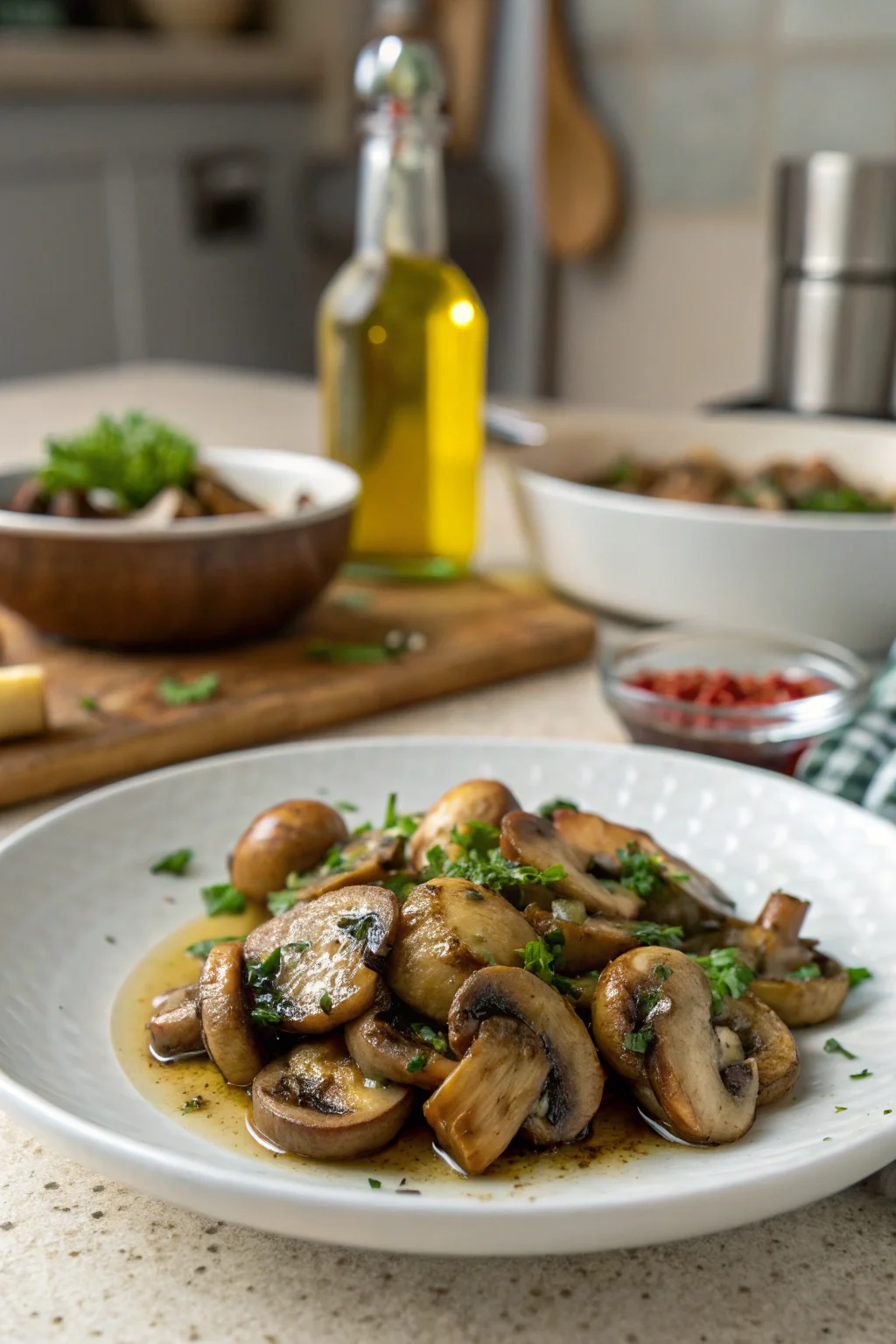 Marinated Mushrooms for Antipasto