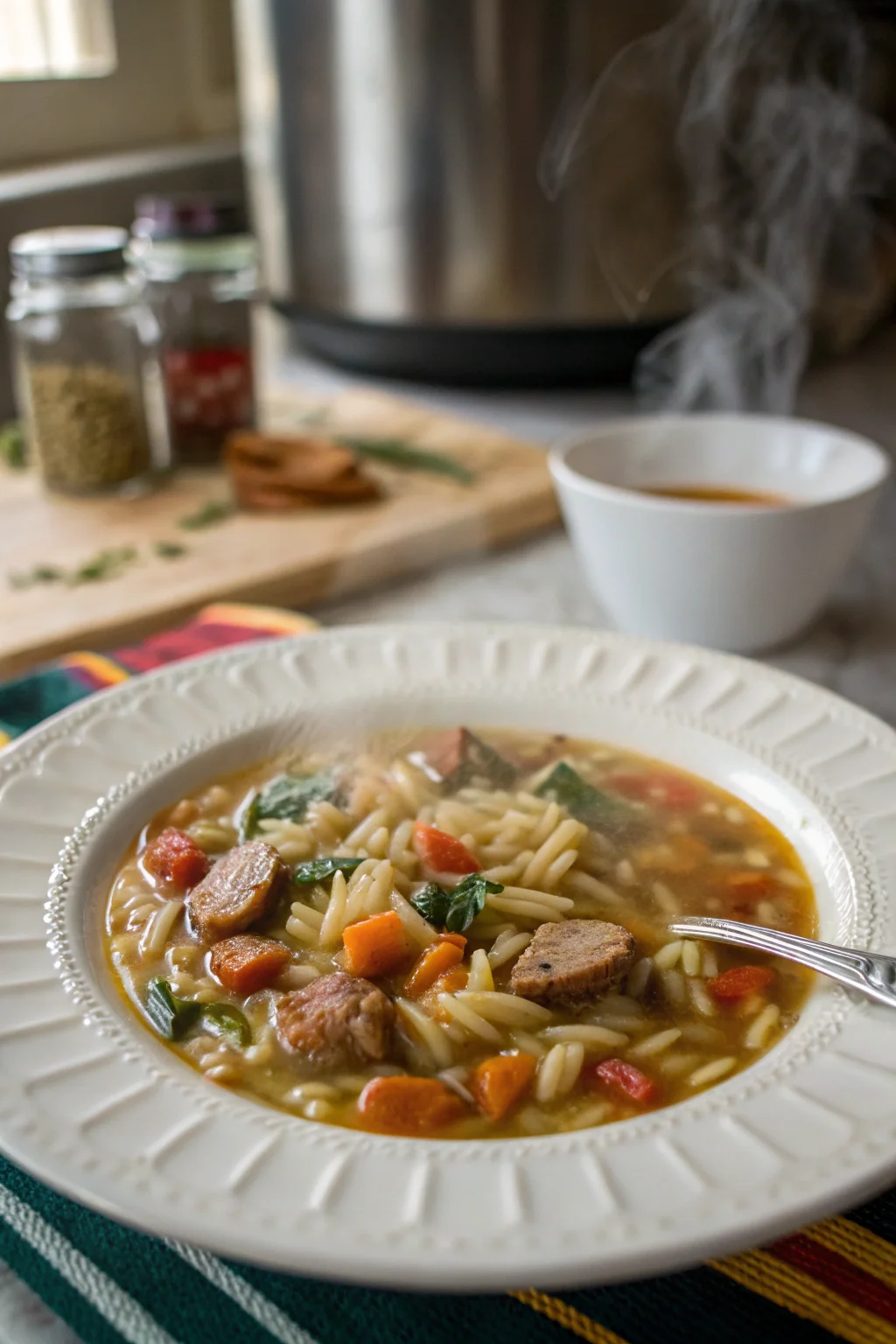 Marry Me Sausage Orzo Soup