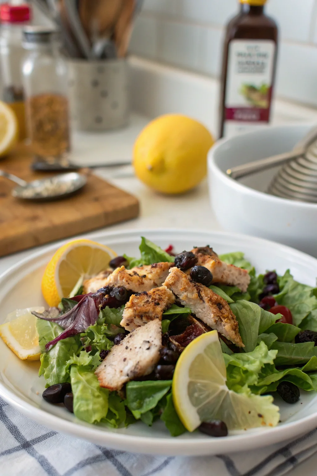 Black Lemon Chicken Salad