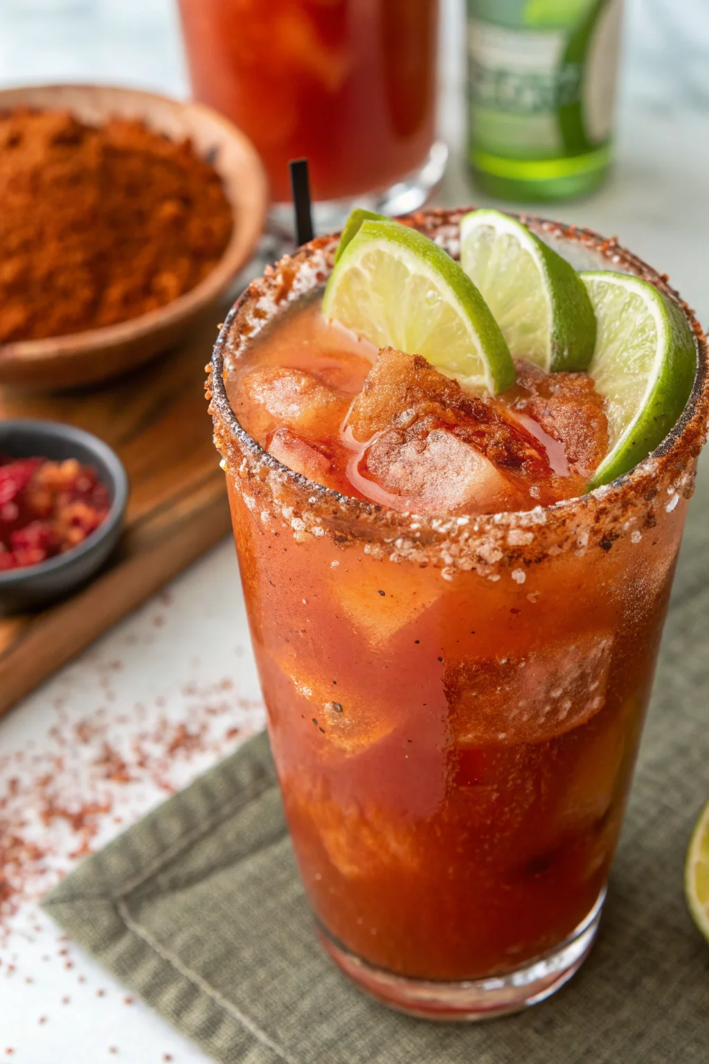 Step by Step Tajin® Michelada