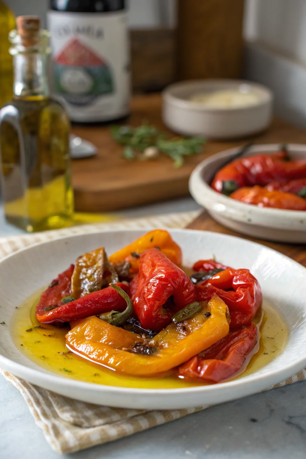 Roasted Peppers in Oil (Peperoni Arrostiti Sotto Olio)