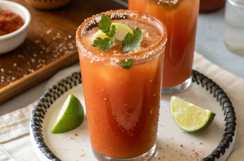 Micheladas with Tajin