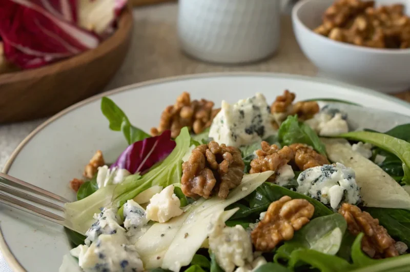 Blue Cheese, Walnut, and Chicory Salad