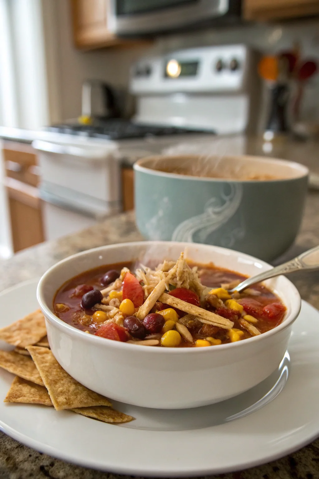 5-Ingredient Tortilla Soup