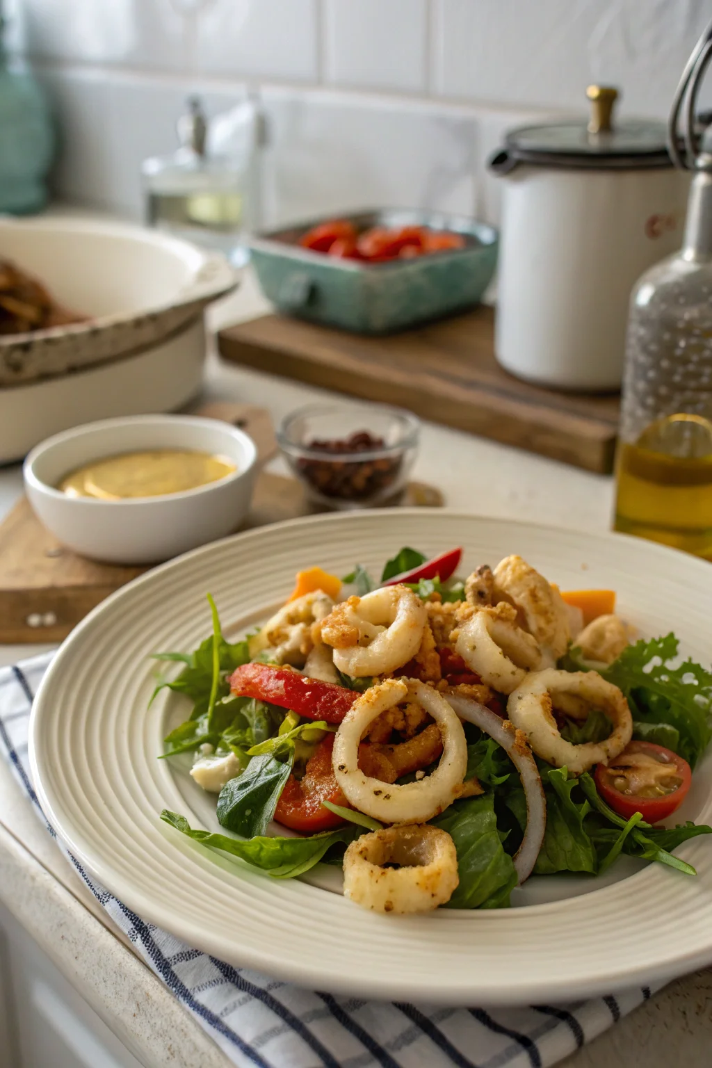 Warm Calamari Salad