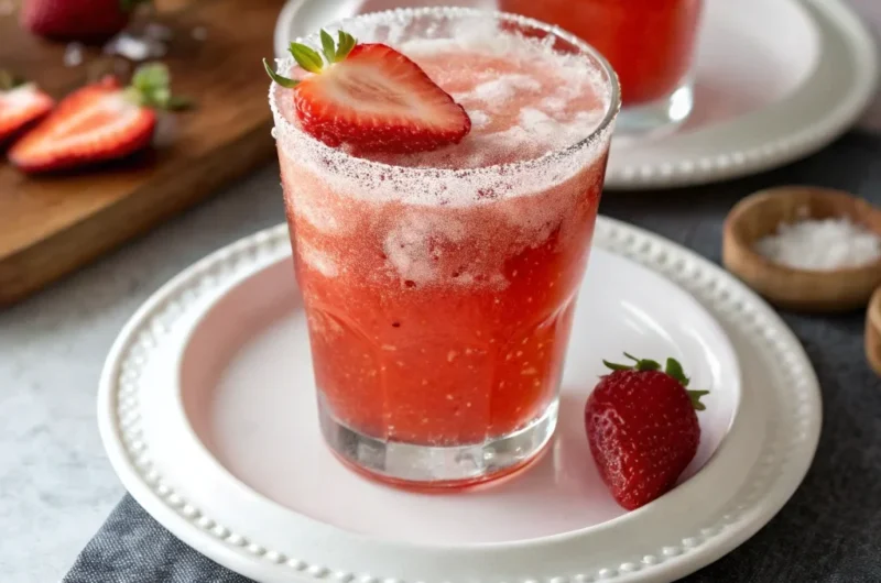 Strawberry Beer Margaritas