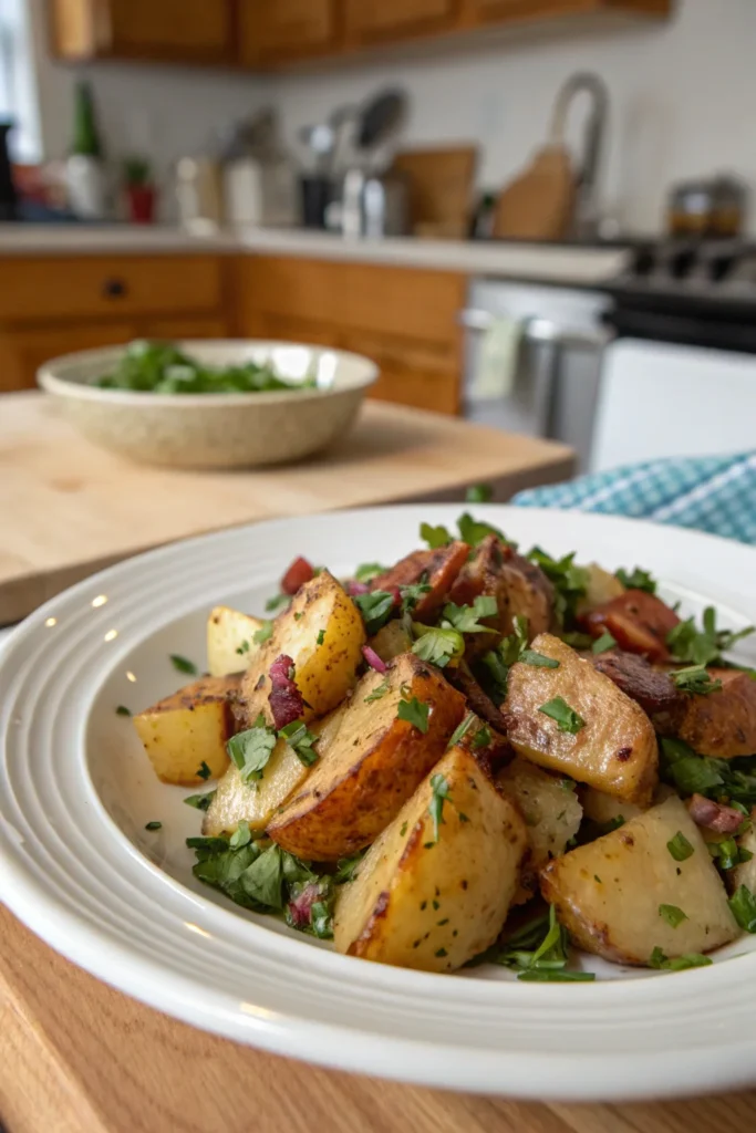 Grilled German Potato Salad