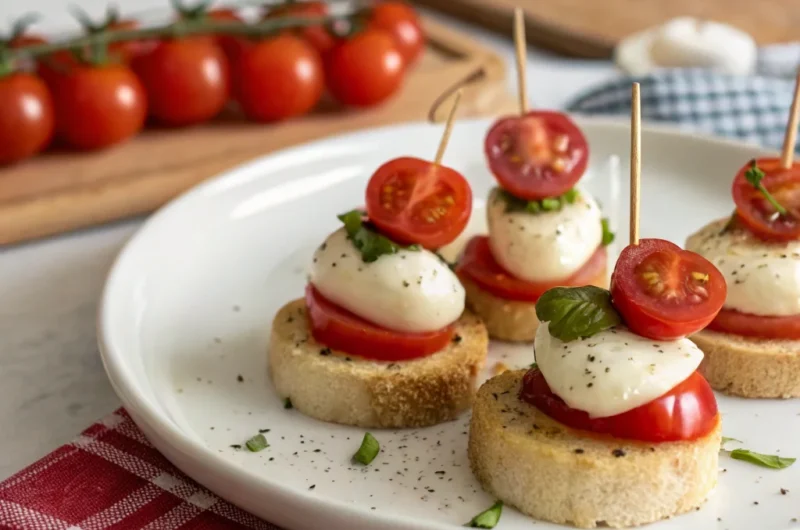 Tomato and Mozzarella Bites