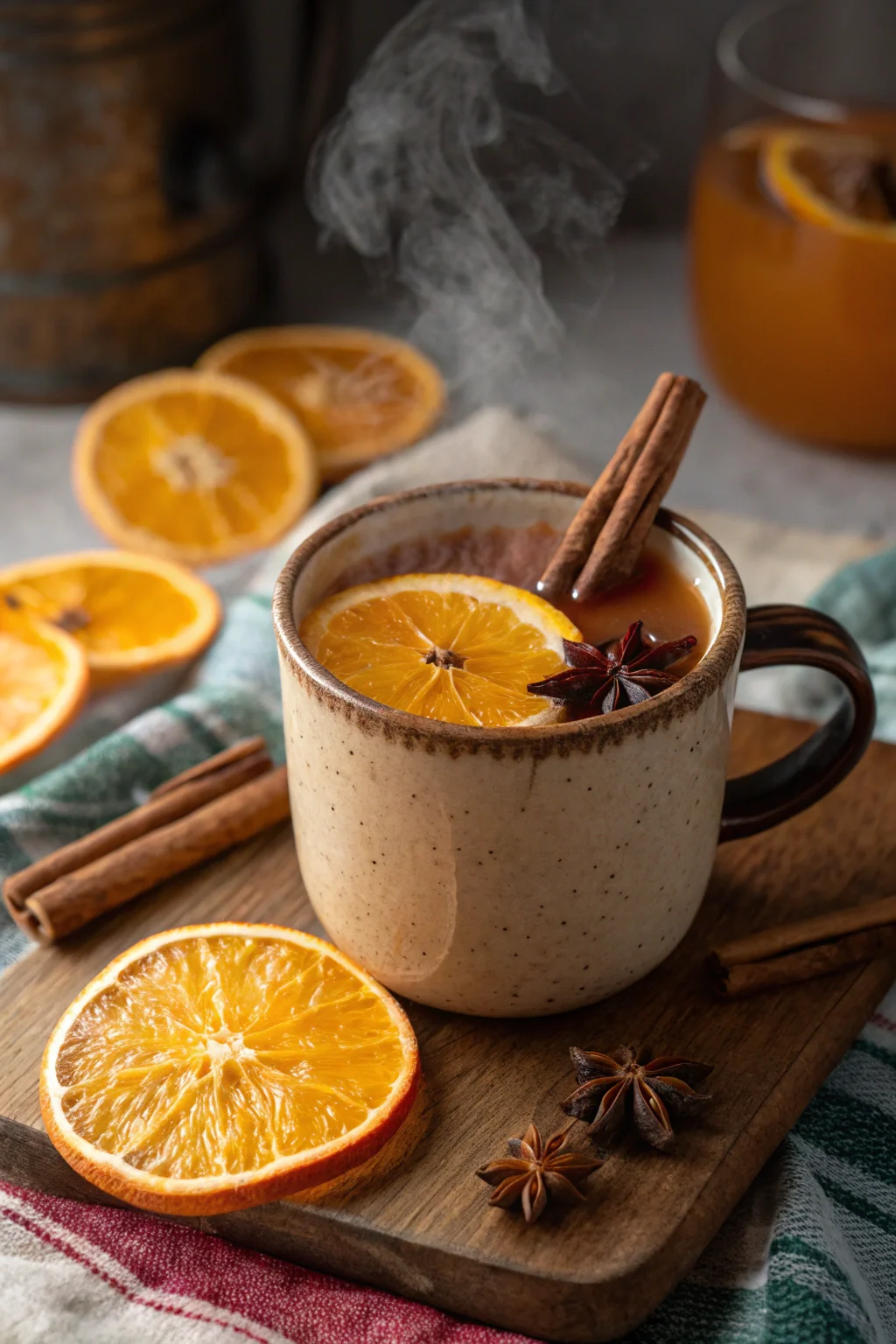 Step by Step Spiced Orange-Cinnamon Cider
