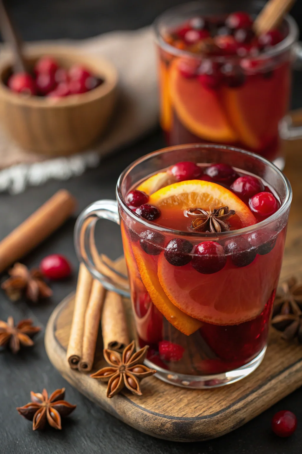 Step by Step Hot Spiced Cranberry Cider