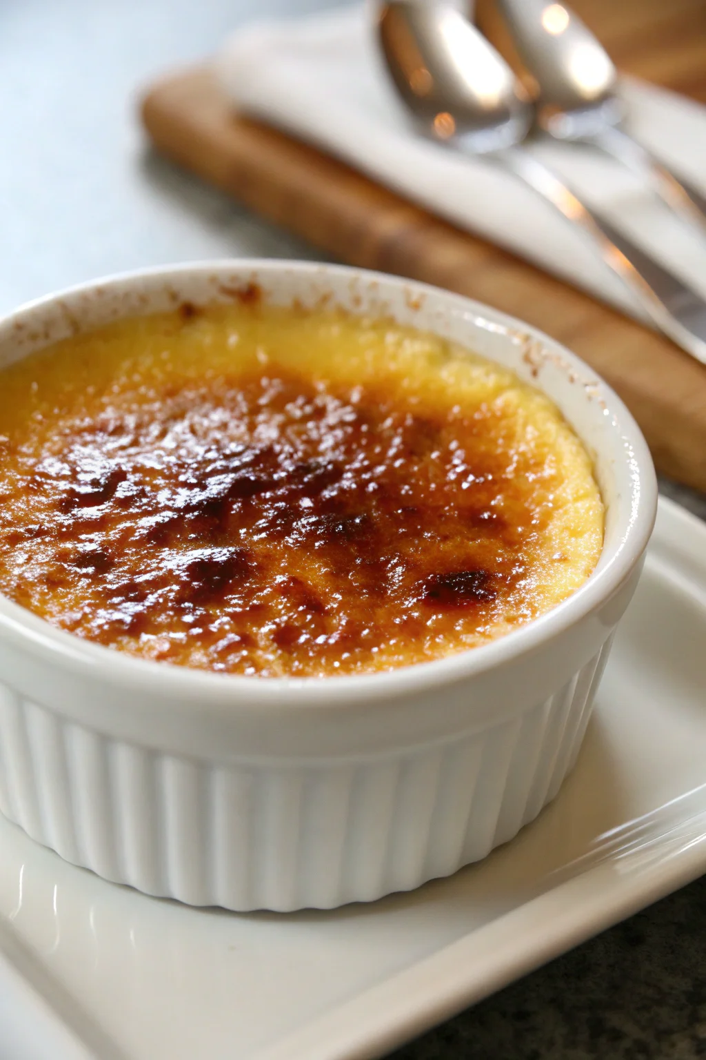 Simple Crème Brûlée Dessert