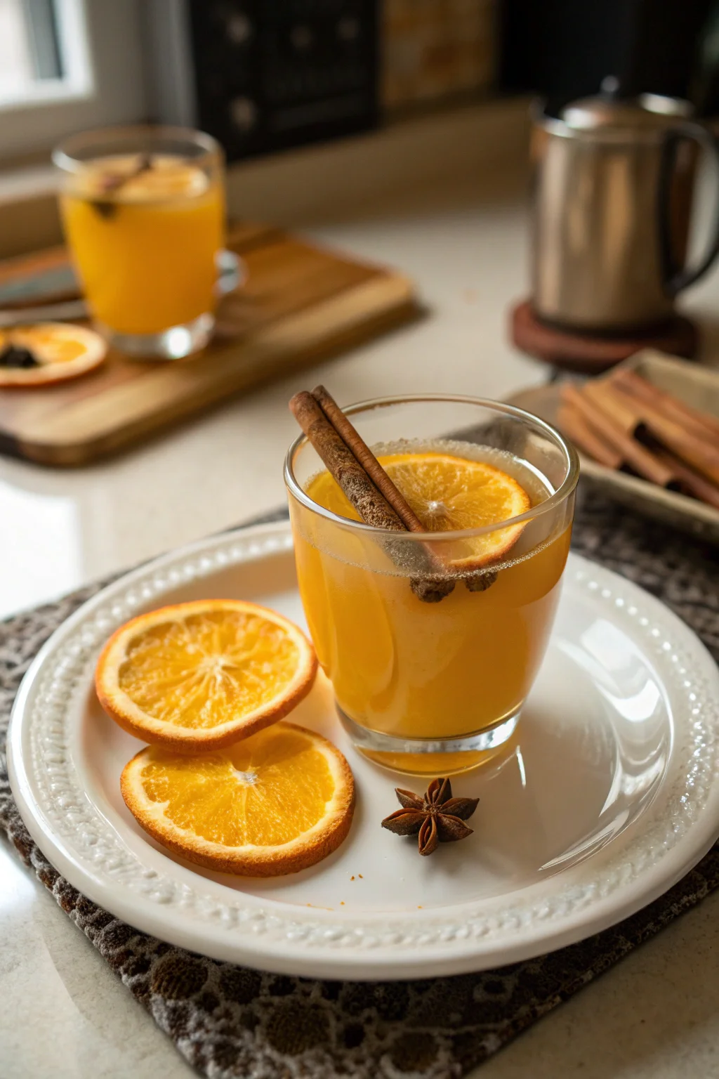 Spiced Orange-Cinnamon Cider