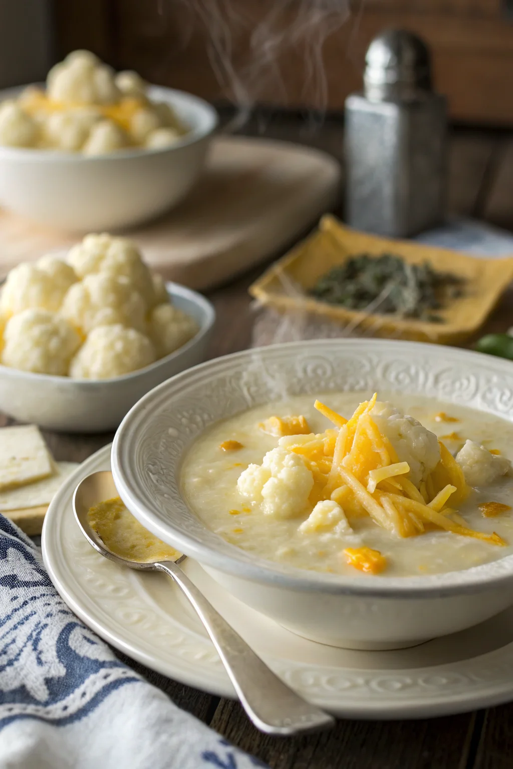 Cauliflower Cheddar Soup