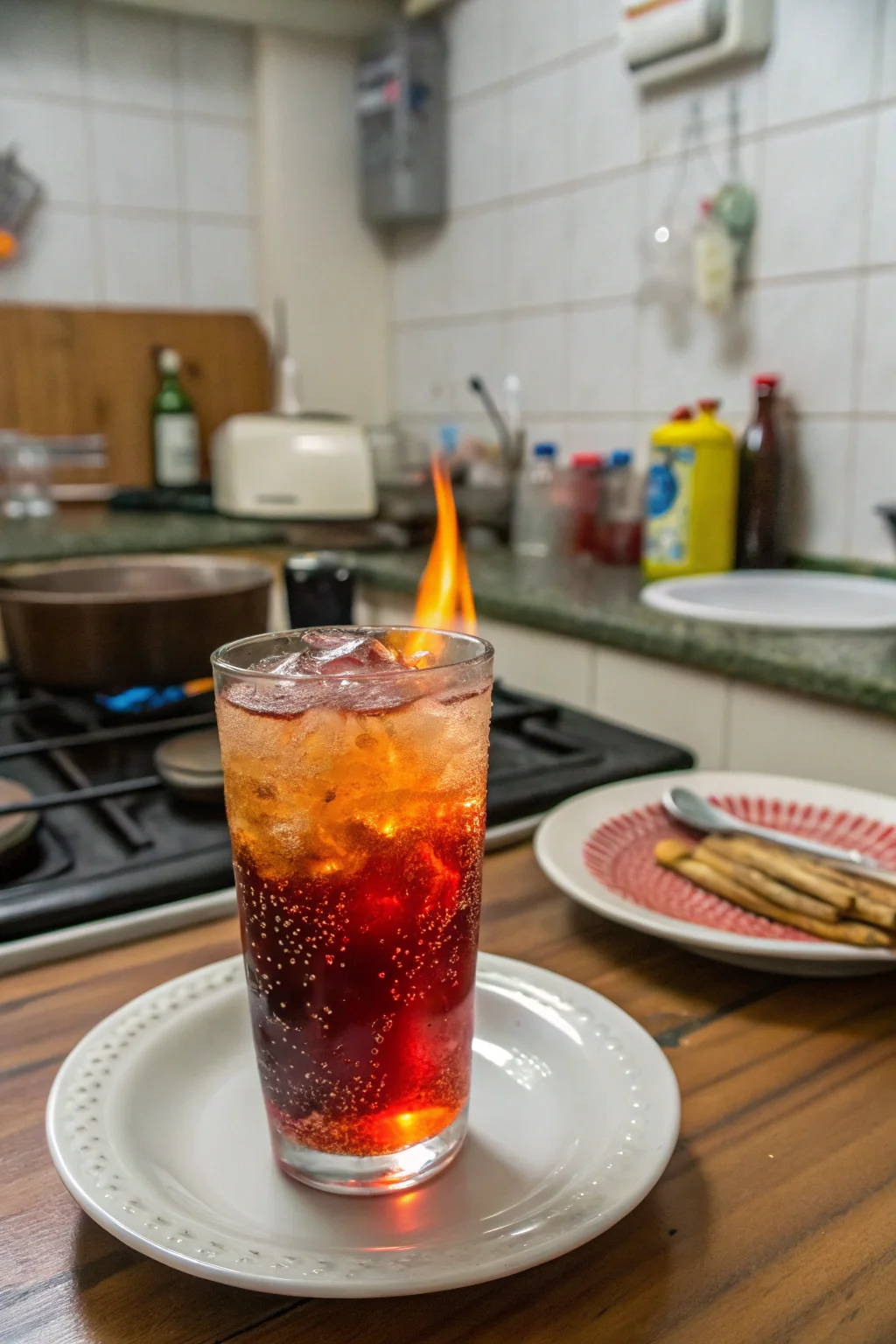 Flaming Doctor Pepper