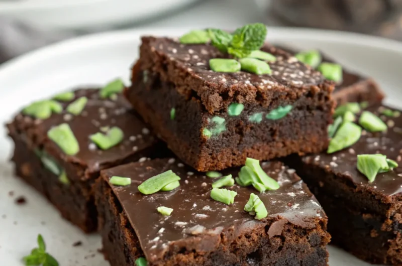Chocolate Mint Dessert Brownies