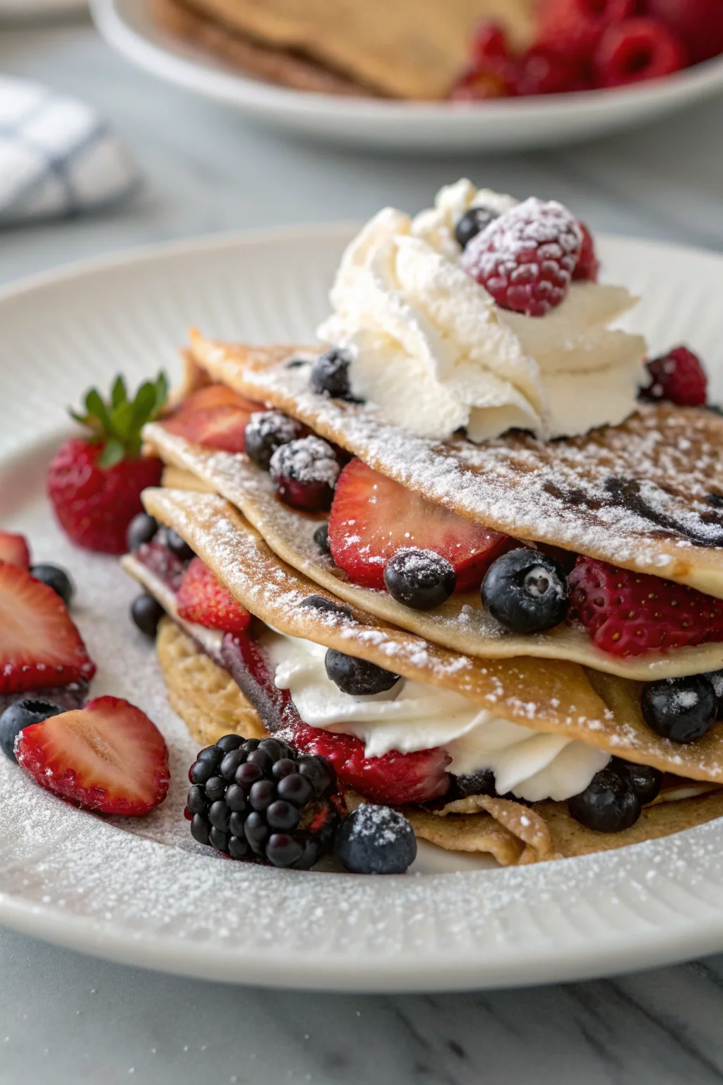 Step by Step Dessert Crepes
