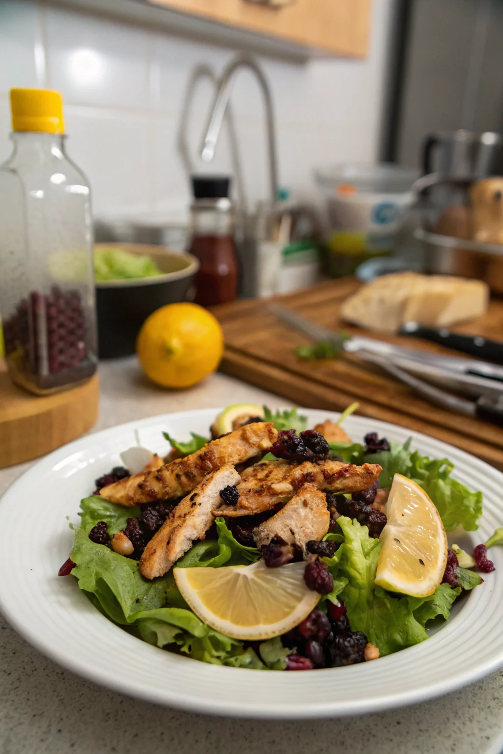 Black Lemon Chicken Salad
