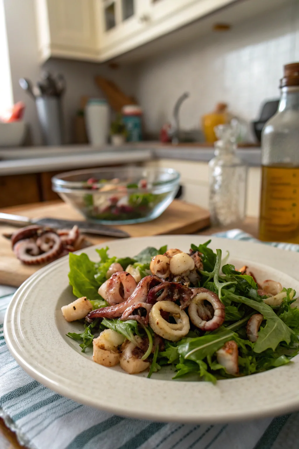 Warm Calamari Salad