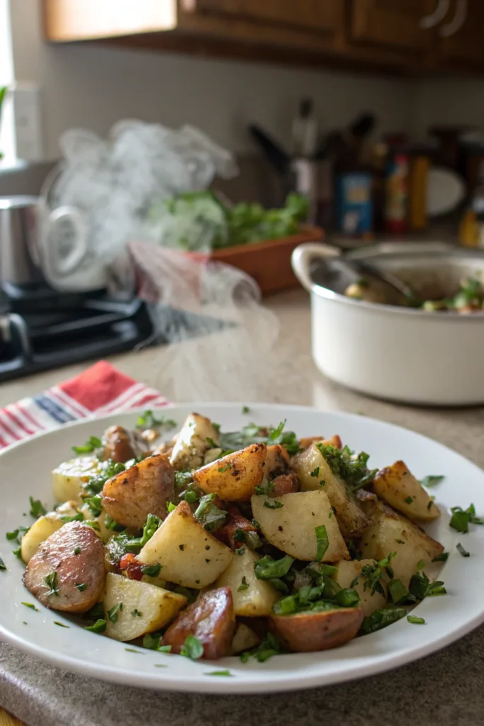 Grilled German Potato Salad