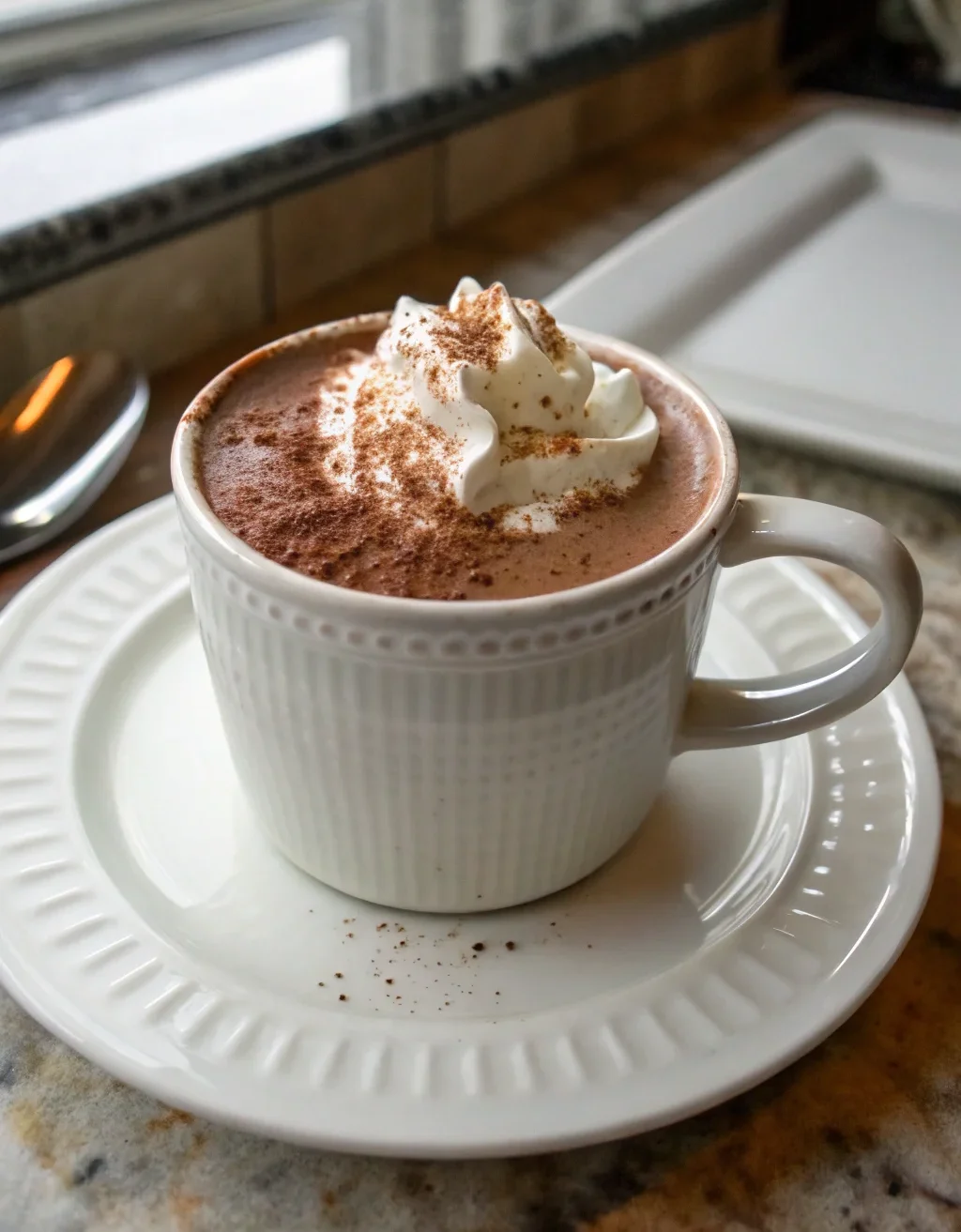 A delicious plate of Best Slow Cooker Hot Chocolate