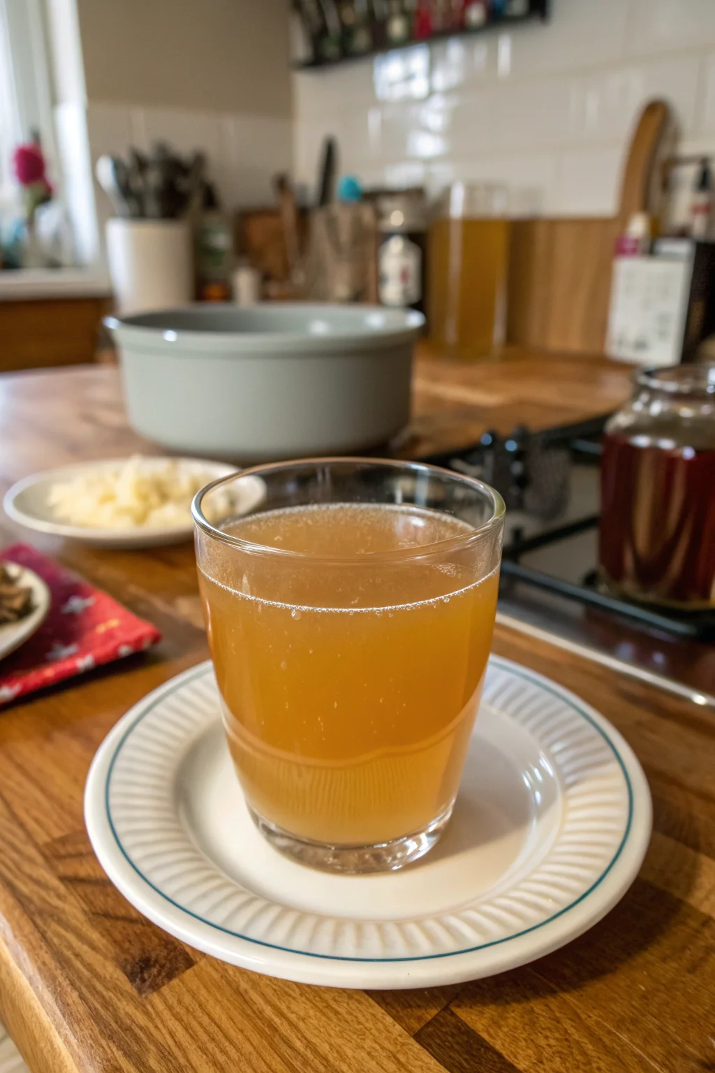 A delicious plate of Wassail cider