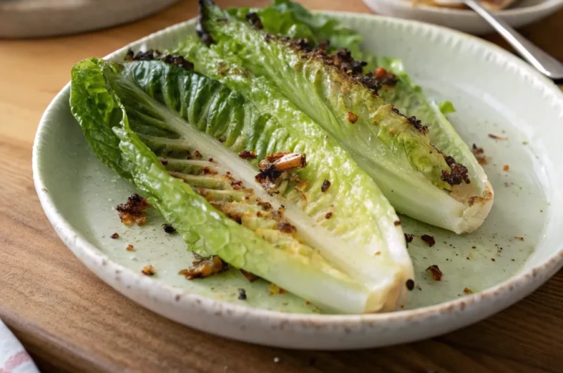 Grilled Hearts of Romaine
