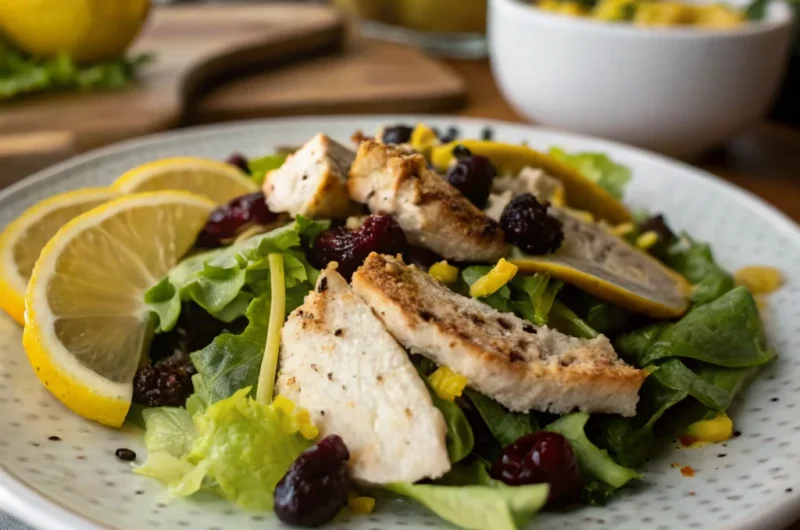 Black Lemon Chicken Salad