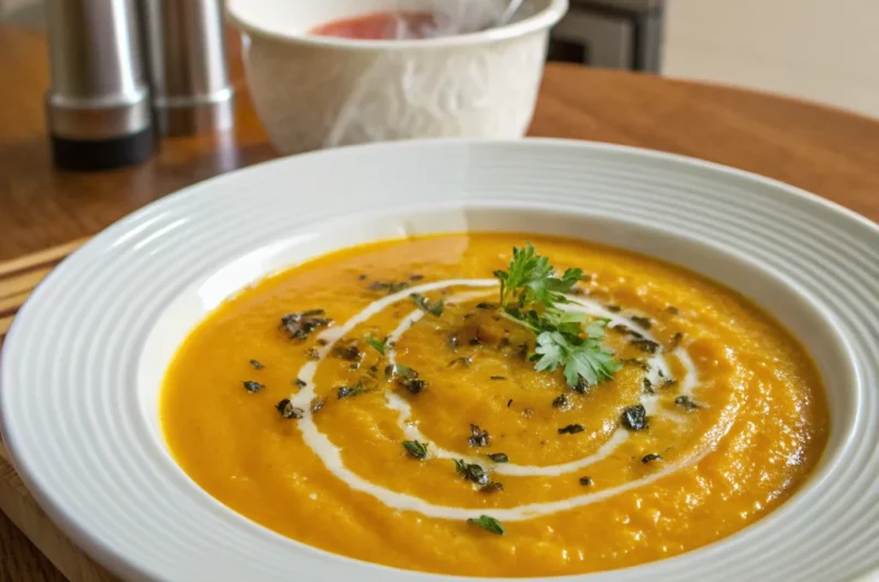 Harissa Butternut Squash Soup