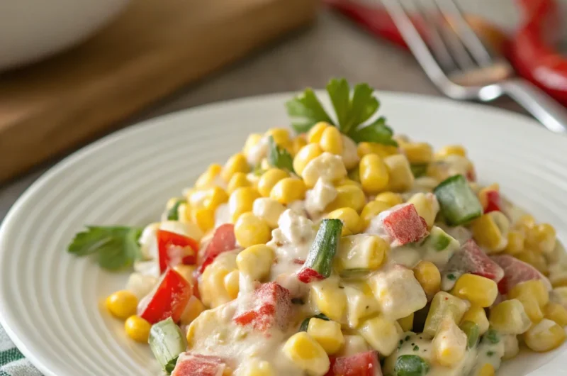 Corn Salad with Creamy Italian Dressing