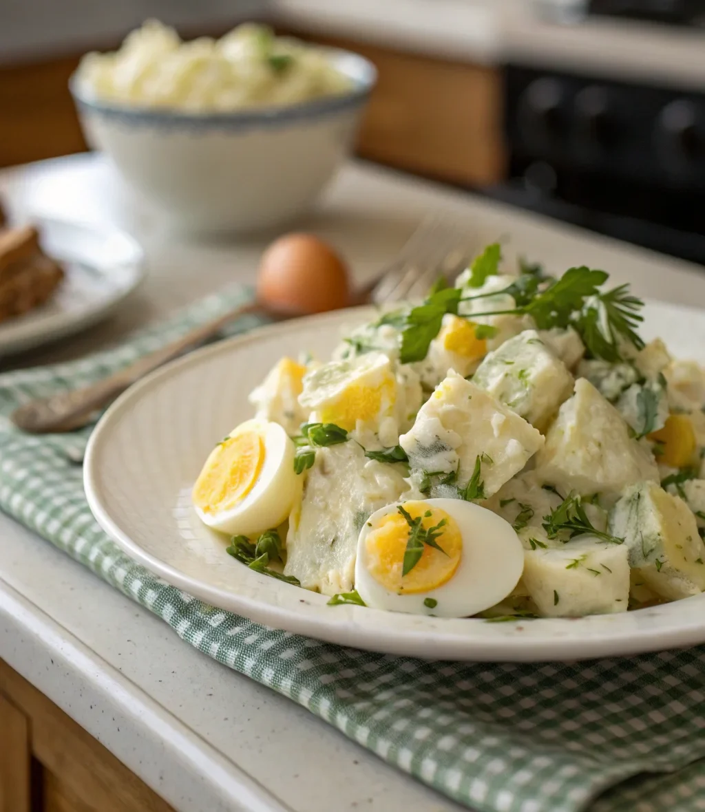 A delicious plate of Perfect Potato Salad